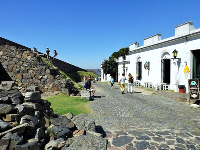 Wall stone tourism photo