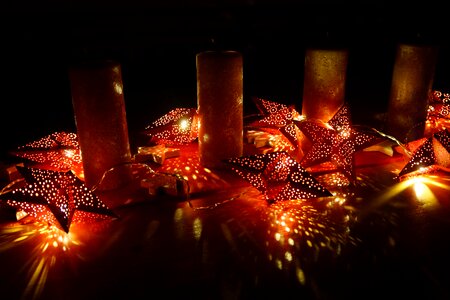 Advent christmas time candles