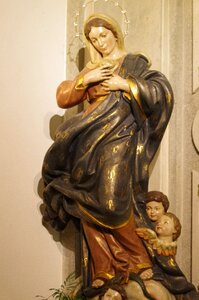 Virgin figure statue