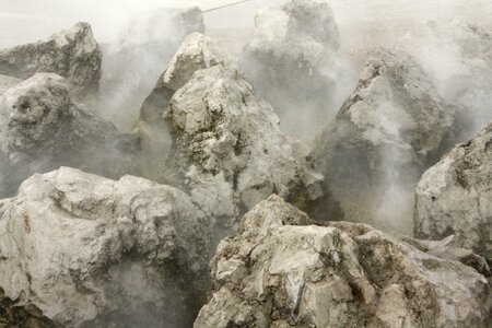 Mist smoke cloud