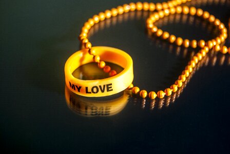 My love necklace in love