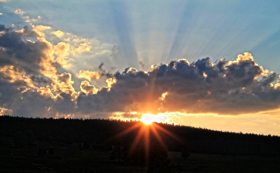 Clouds nature landscape
