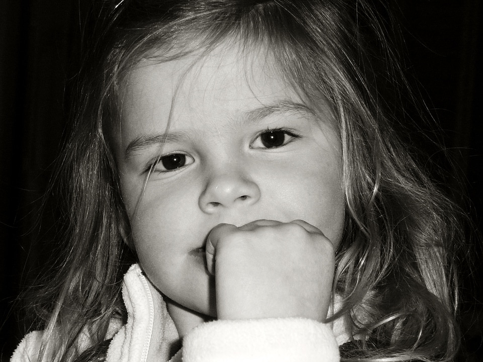 Thinking person human