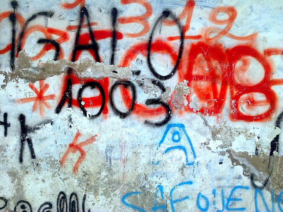 Graffiti wall street