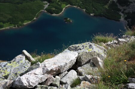 Black pond tracked view tourism