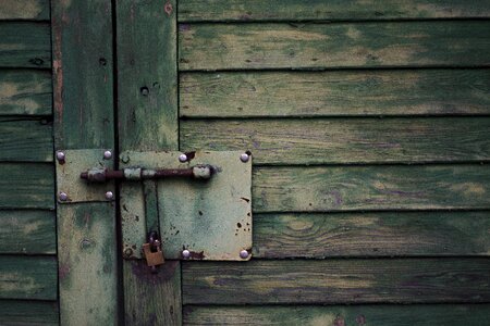 Lock entrance wood