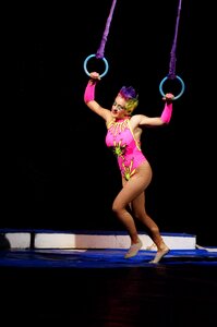Circus fair acrobat