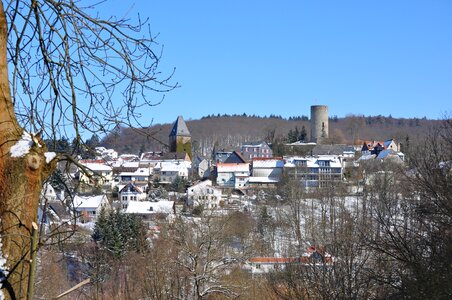 Village germany winter