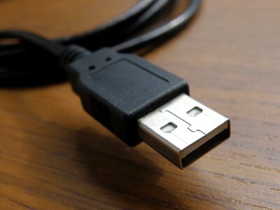 Cable port the mains connector