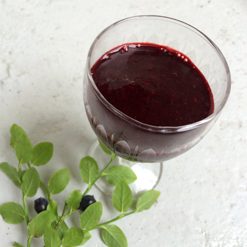 Healthy superbär swedish blueberry