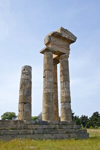 Ruins greece ancient photo