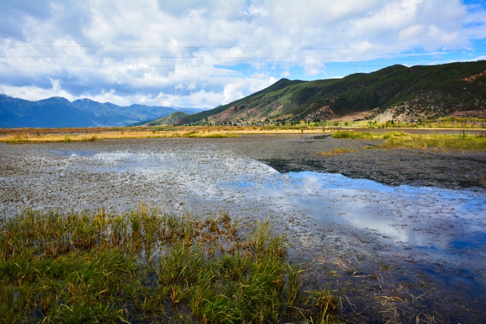 The scenery in yunnan province water