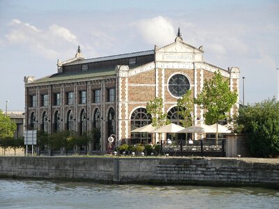 Waterfront architecture cafe photo