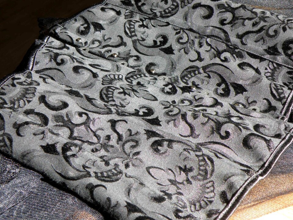 The substance black corset