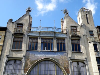 Facade building house