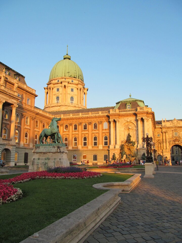 Building budapest sunset