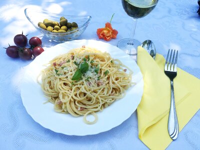 Dinner food taste