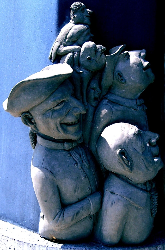Blue constance stone figures