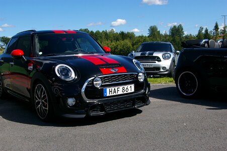 Cooper car driving pleasure
