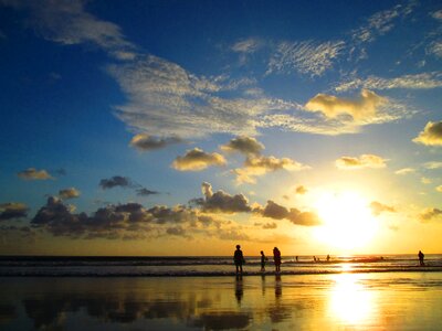 Beach bali indonesian photo