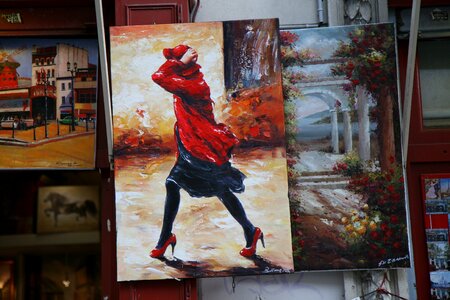 Figure montmartre painter