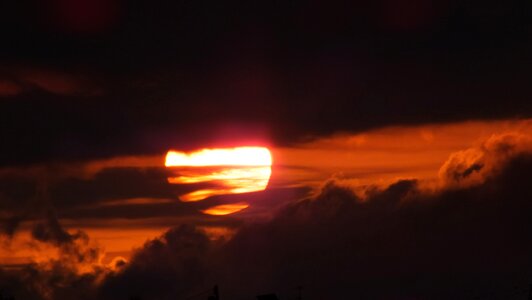 Liguria toirano red sun photo