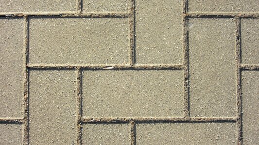 Rectangles paving concrete photo