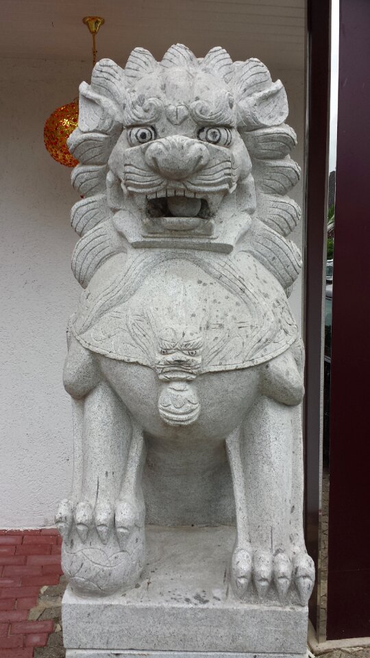 Figure lion symbol