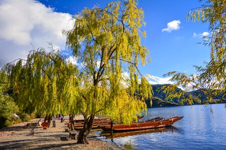 The scenery in yunnan province water