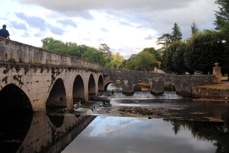 Cloudy day dordogne europe photo