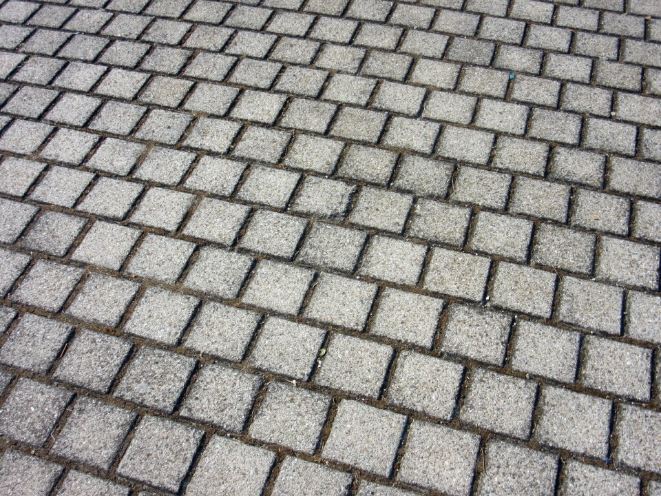 Rectangles paving concrete