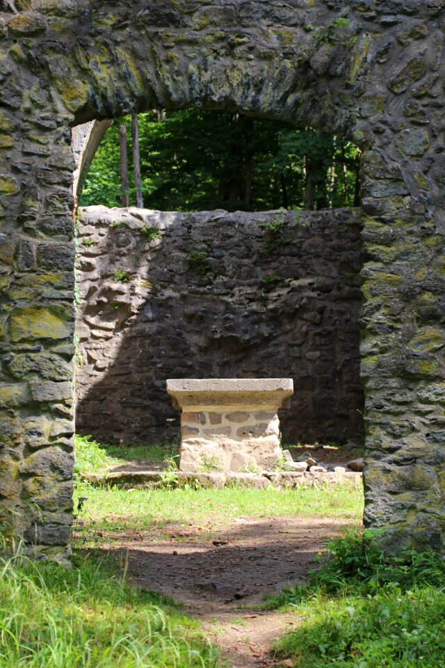 Altar ruin church