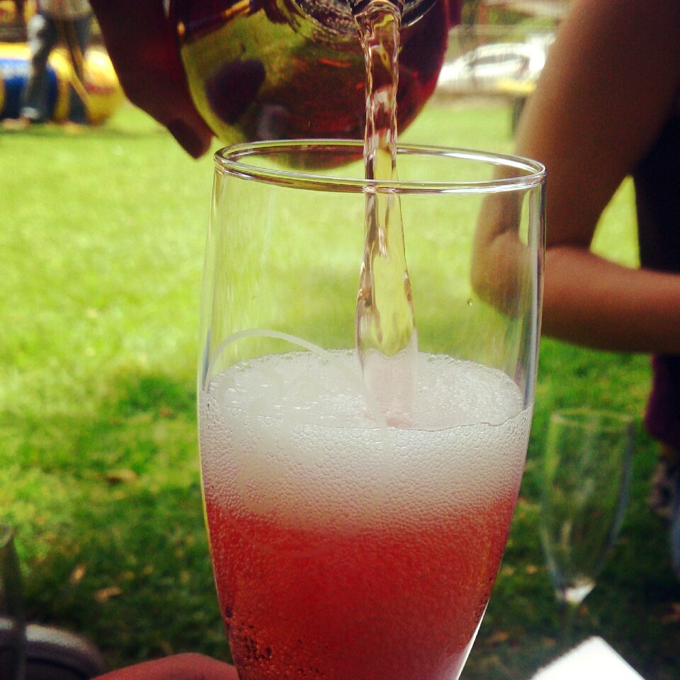Camping rosé wine cup