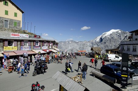 Passo stelvio mountains pass photo