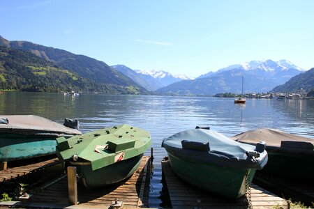 Water mountains alpine photo