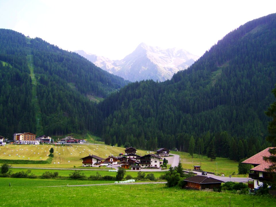 Alpine village alpine scenery alps