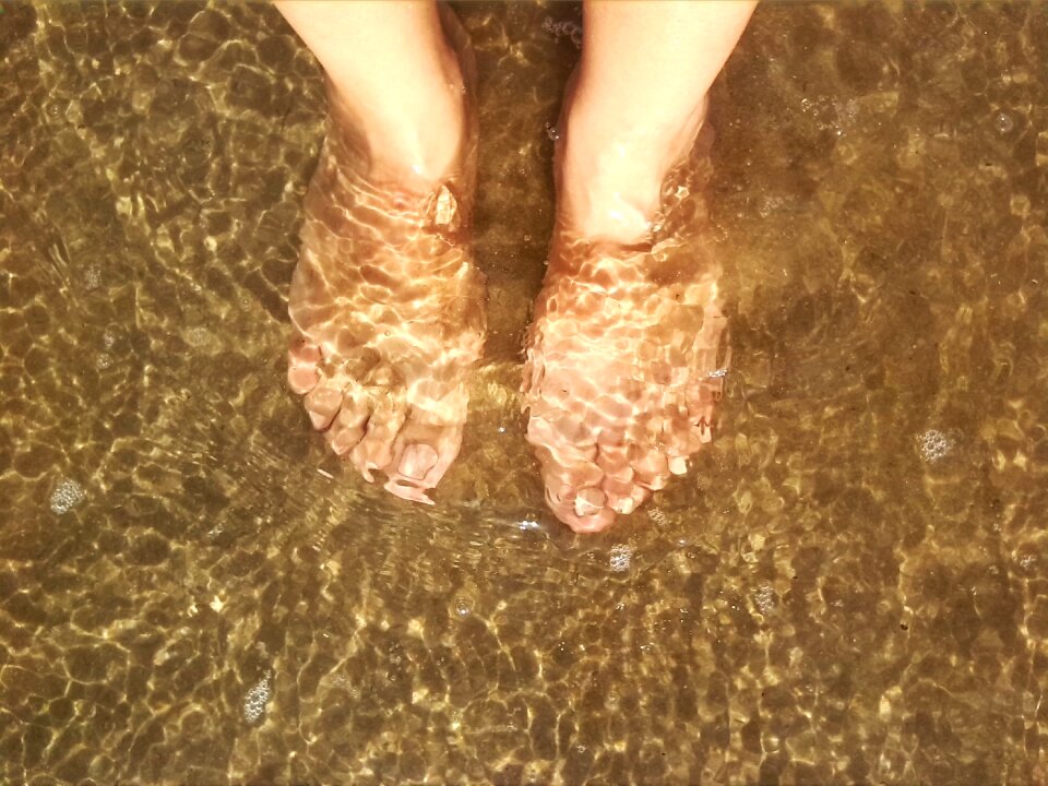 Feet fashion sand