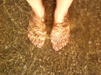 Feet fashion sand