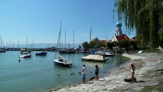 St georg jetty mirroring photo