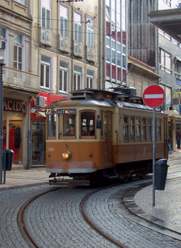 Tram porto portugal photo