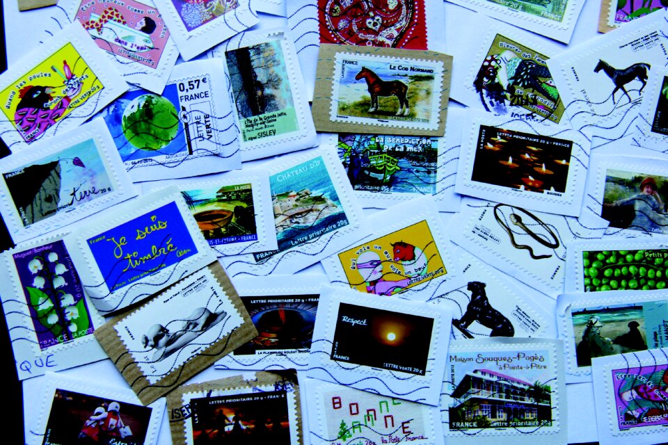 Stamps philately collection