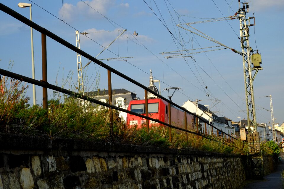 Railway rail traffic rails