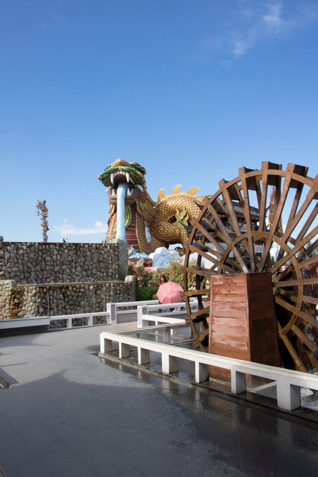 The main shrine in the city my father suphan buri dragon's heaven village