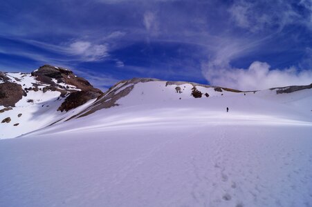 Mountaineering winter mountaineer photo