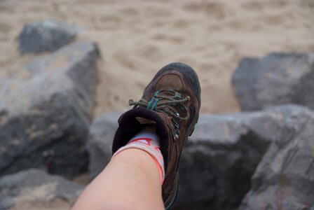 Sock beach sand
