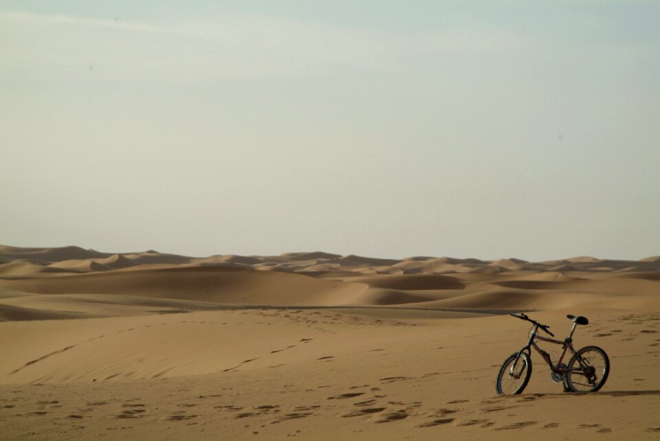Desert sand landscape