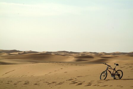 Desert sand landscape photo