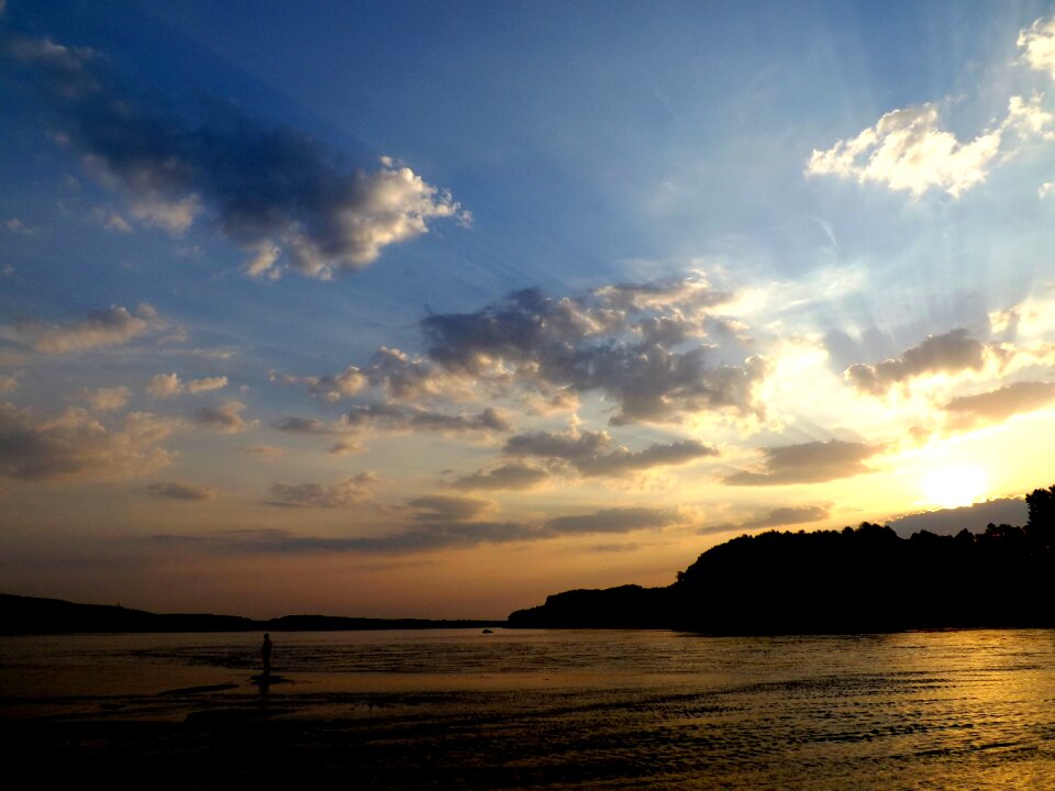 Reflection sun twilight