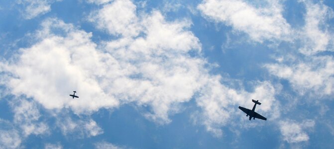 Oldtimer bright flight