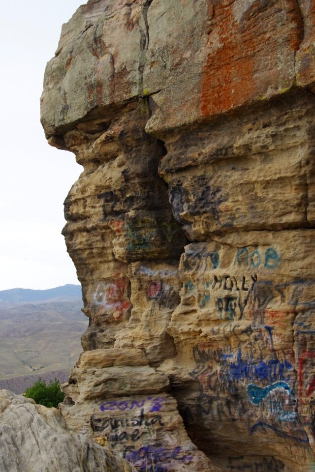 Cliff view skyline